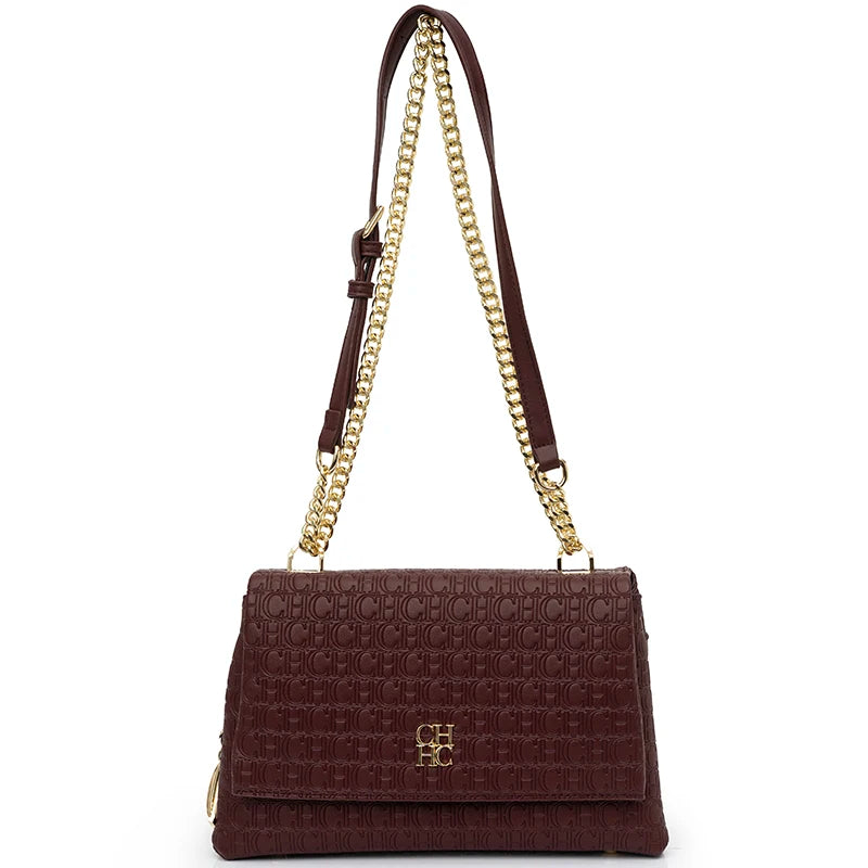 CH Brand Fashion Multifunctional Large Capacity Women's Chain Bag 2025 New High Quality Leather PU Material Women's Shoulder Bag