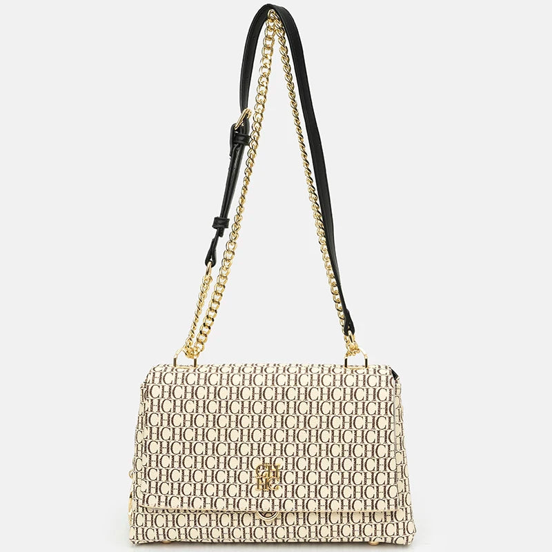 CH Brand Fashion Multifunctional Large Capacity Women's Chain Bag 2025 New High Quality Leather PU Material Women's Shoulder Bag