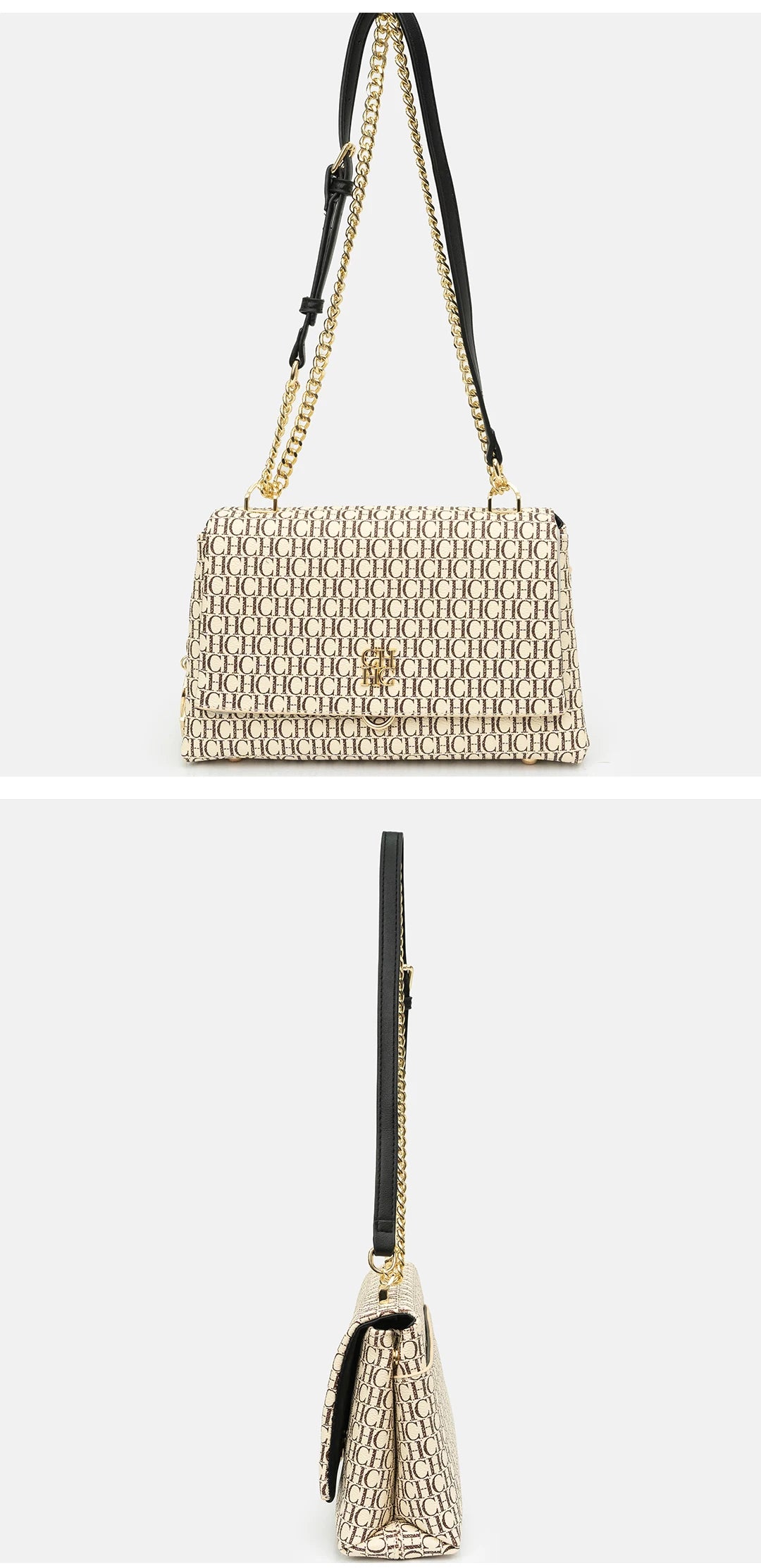 CH Brand Fashion Multifunctional Large Capacity Women's Chain Bag 2025 New High Quality Leather PU Material Women's Shoulder Bag