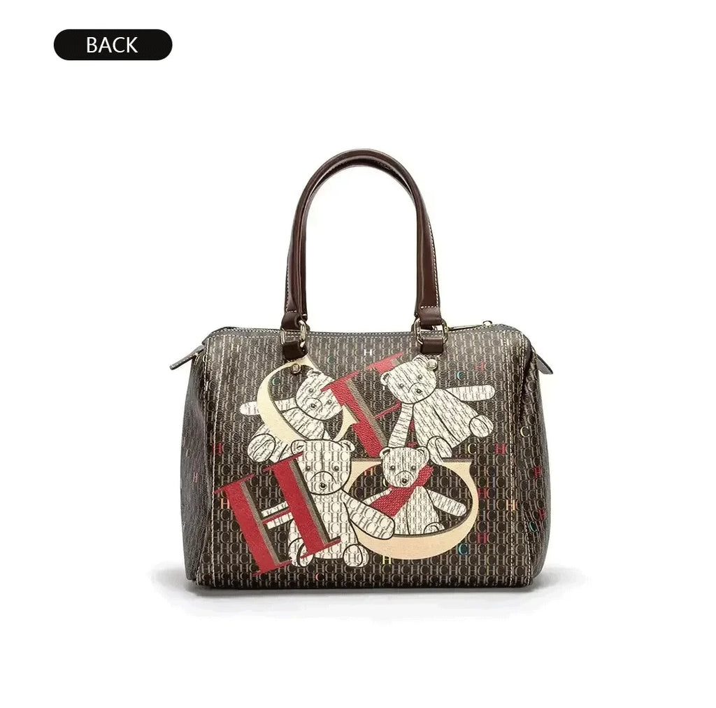 CH Women's Commuter Crossbody Bag 2025 Spring New Colorful Printed Women's Handbags Monogram Bronze Fashion Luxury Design