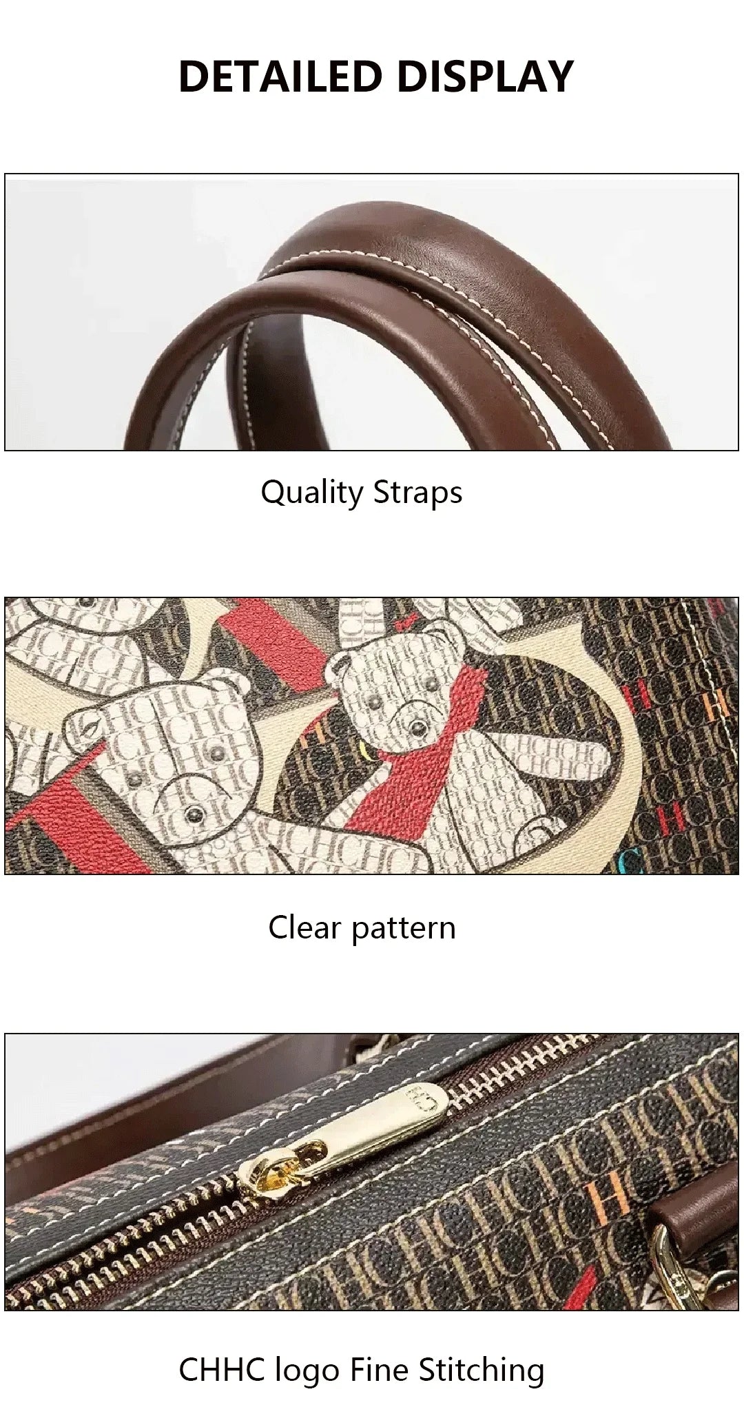 CH Women's Commuter Crossbody Bag 2025 Spring New Colorful Printed Women's Handbags Monogram Bronze Fashion Luxury Design