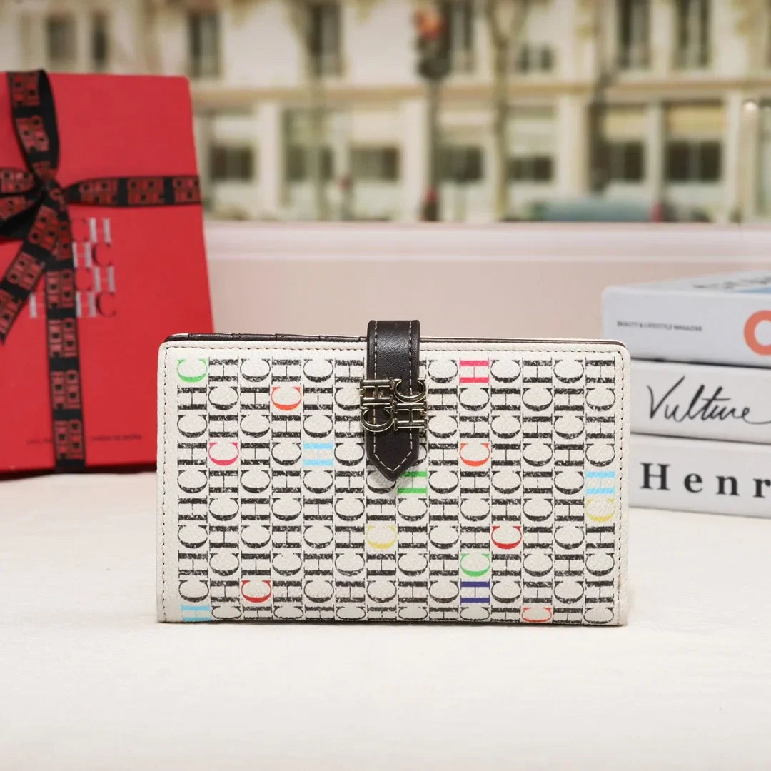 CH Coin Purse High Quality Temperament Spring Fashion Large Capacity Card Holder Women's Organizer Wallet Coin Purse Long