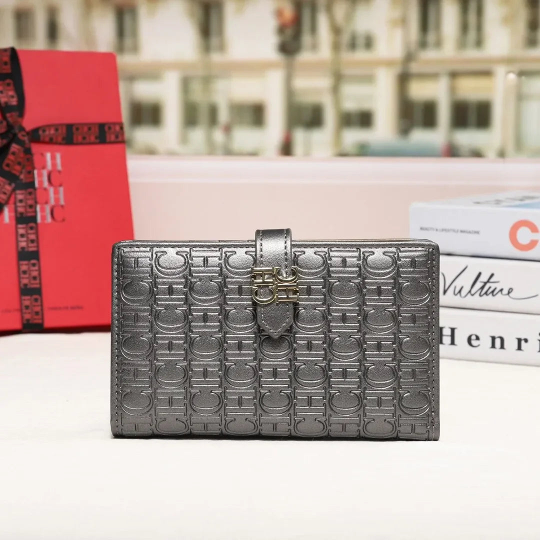 CH Coin Purse High Quality Temperament Spring Fashion Large Capacity Card Holder Women's Organizer Wallet Coin Purse Long