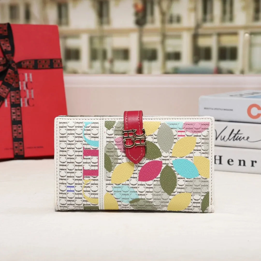 CH Coin Purse High Quality Temperament Spring Fashion Large Capacity Card Holder Women's Organizer Wallet Coin Purse Long