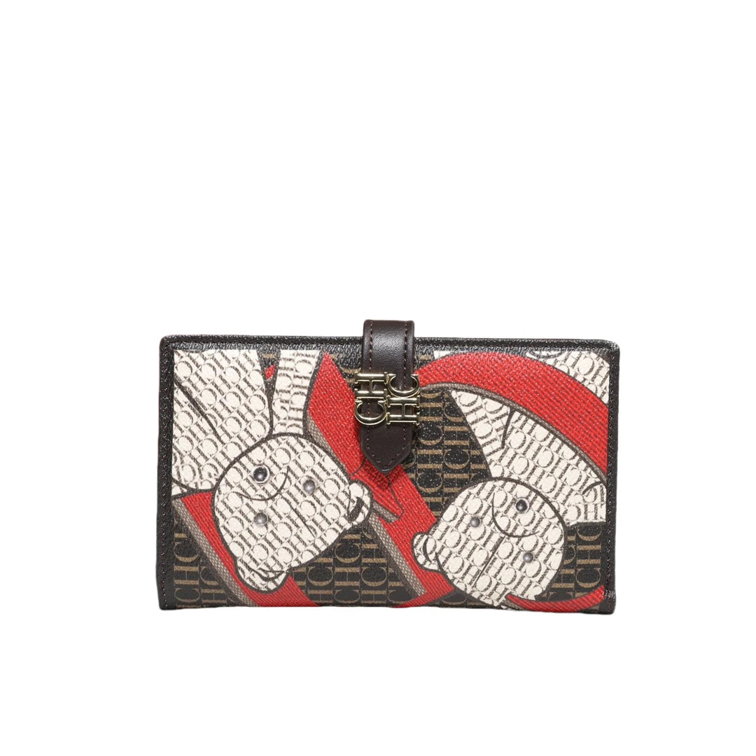 CH Coin Purse High Quality Temperament Spring Fashion Large Capacity Card Holder Women's Organizer Wallet Coin Purse Long