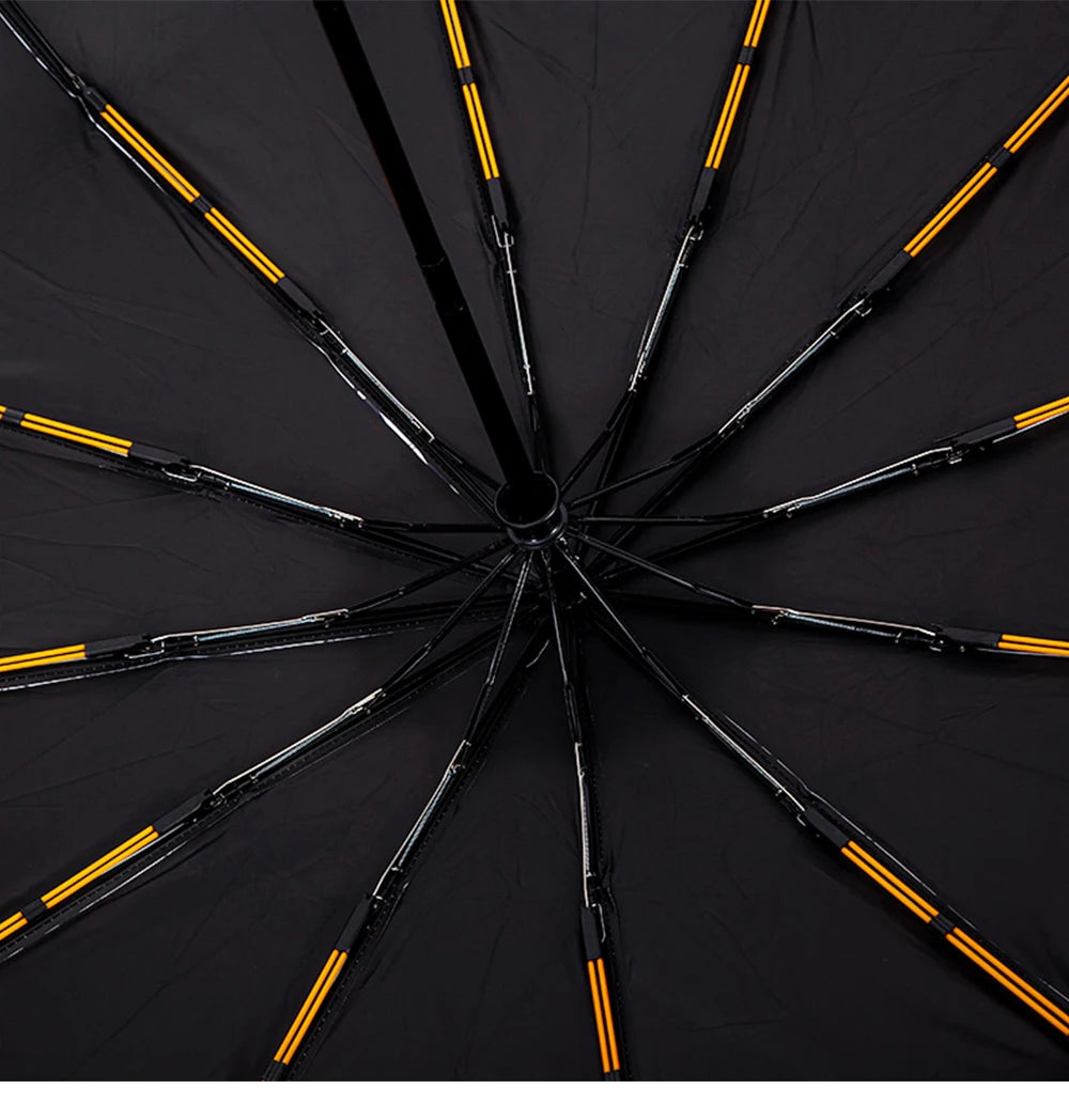 CH Alphabet Print Design Simple Fashion Style Umbrella Versatile Multifunctional Umbrella Easy To Carry Semi-automatic Umbrella