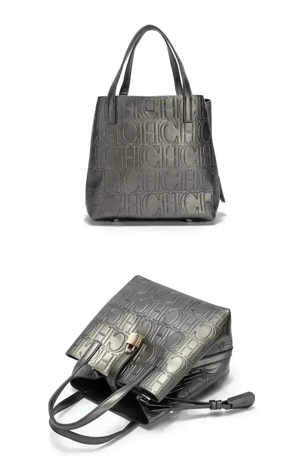 CH Ladies Handbag Classic Fashion Bags Luxury Brand Temperament Ladies Handbag Bucket Bag Large Capacity Letter Element