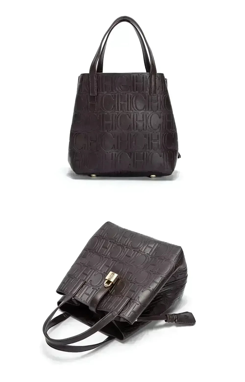 CH Ladies Handbag Classic Fashion Bags Luxury Brand Temperament Ladies Handbag Bucket Bag Large Capacity Letter Element