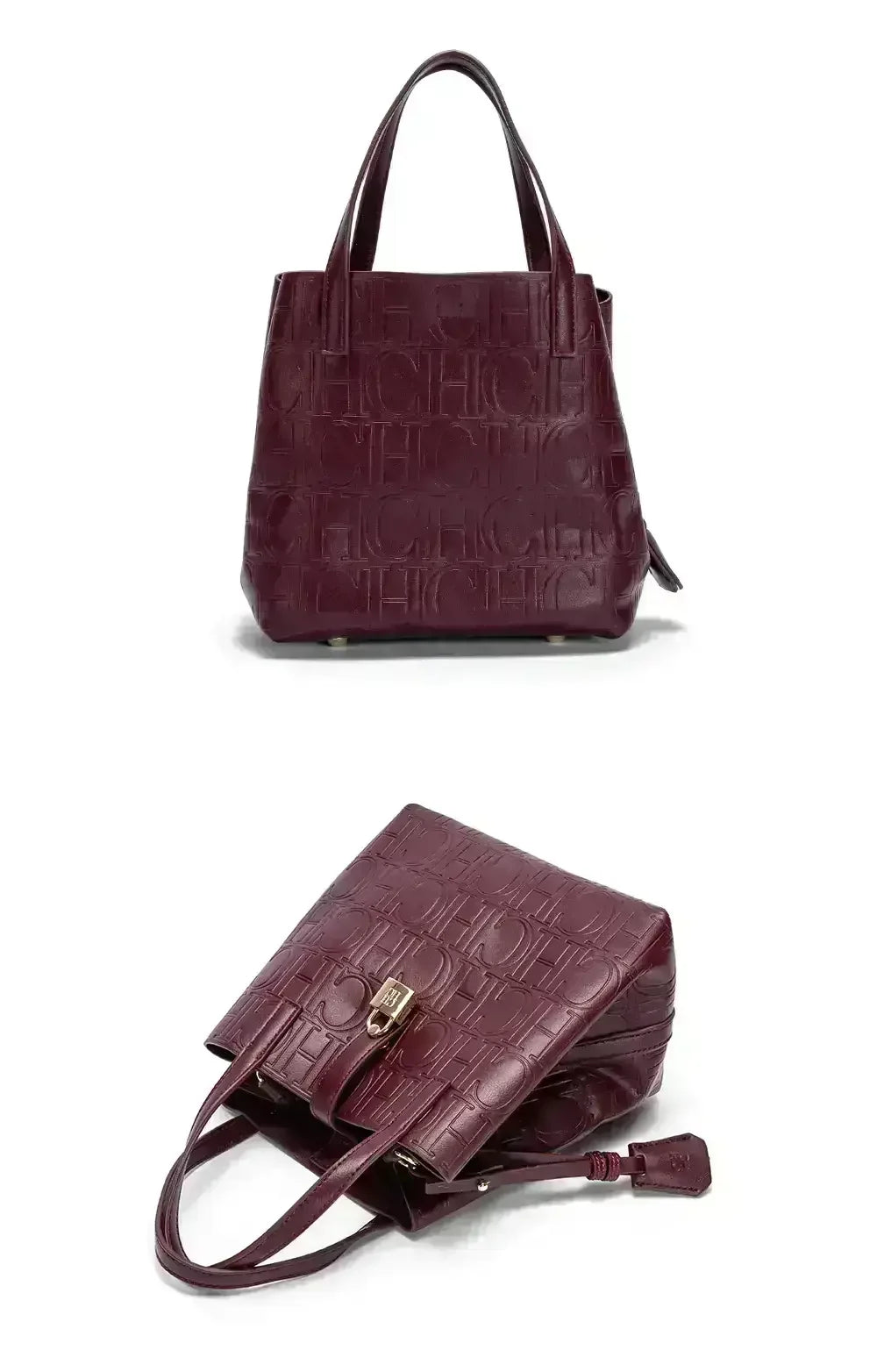 CH Ladies Handbag Classic Fashion Bags Luxury Brand Temperament Ladies Handbag Bucket Bag Large Capacity Letter Element