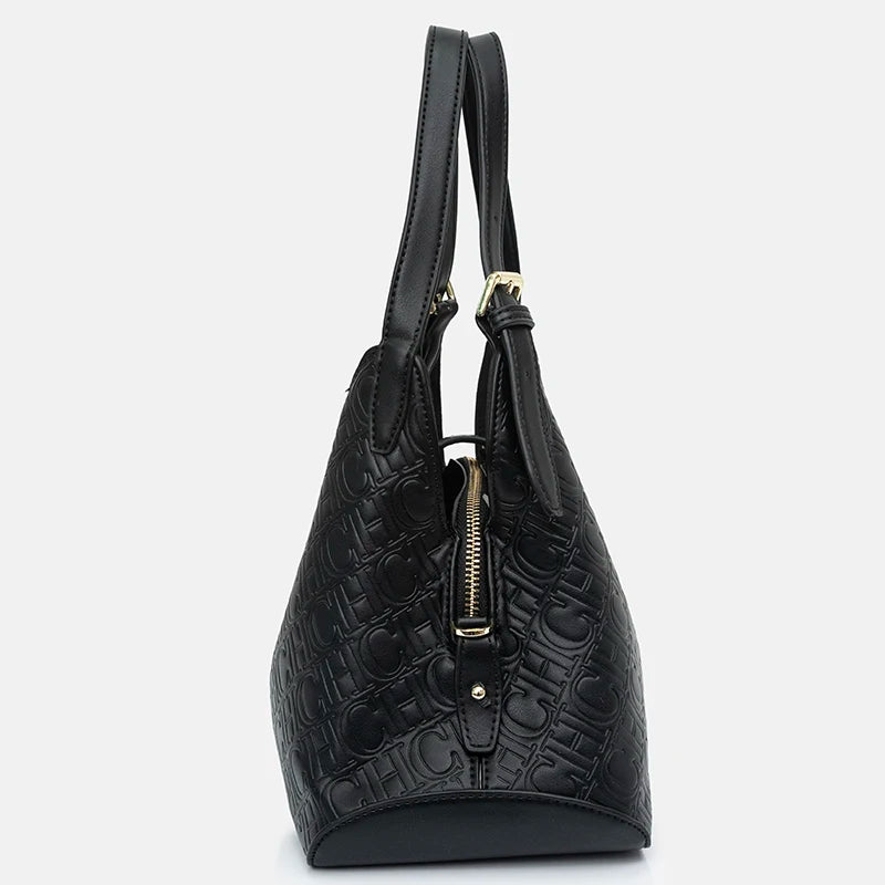 CH Fashion Multifunctional Large Capacity Ladies Handbag High Quality PU Material Ladies Shoulder Bag 2025 New Girls Gifts