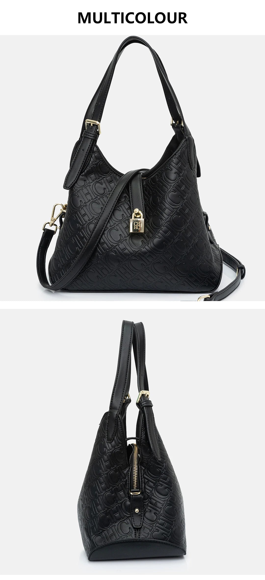 CH Fashion Multifunctional Large Capacity Ladies Handbag High Quality PU Material Ladies Shoulder Bag 2025 New Girls Gifts