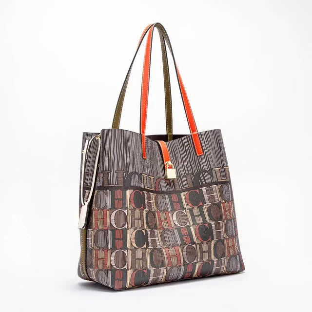 CH Ladies Handbag Large Capacity Shoulder Bag Ladies Handbag Luxury Brand 2024 New Multifunctional Fashion Design Classic Retro