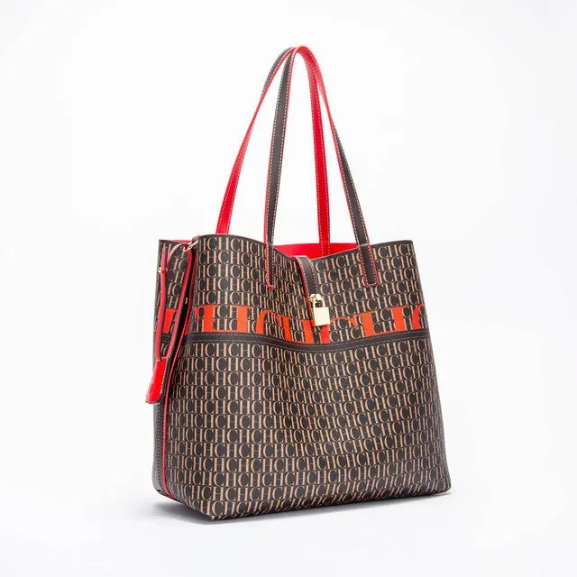 CH Ladies Handbag Large Capacity Shoulder Bag Ladies Handbag Luxury Brand 2024 New Multifunctional Fashion Design Classic Retro