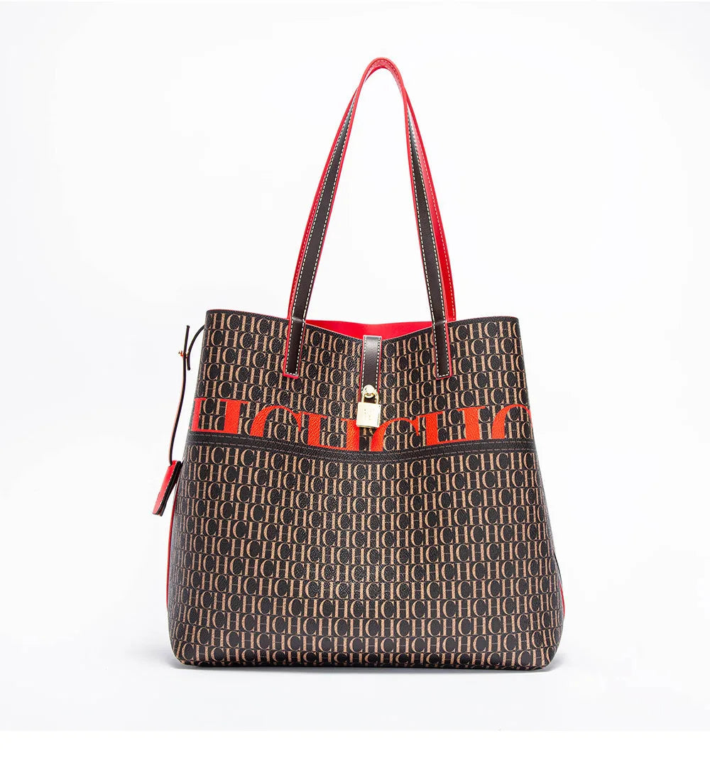 CH Ladies Handbag Large Capacity Shoulder Bag Ladies Handbag Luxury Brand 2024 New Multifunctional Fashion Design Classic Retro