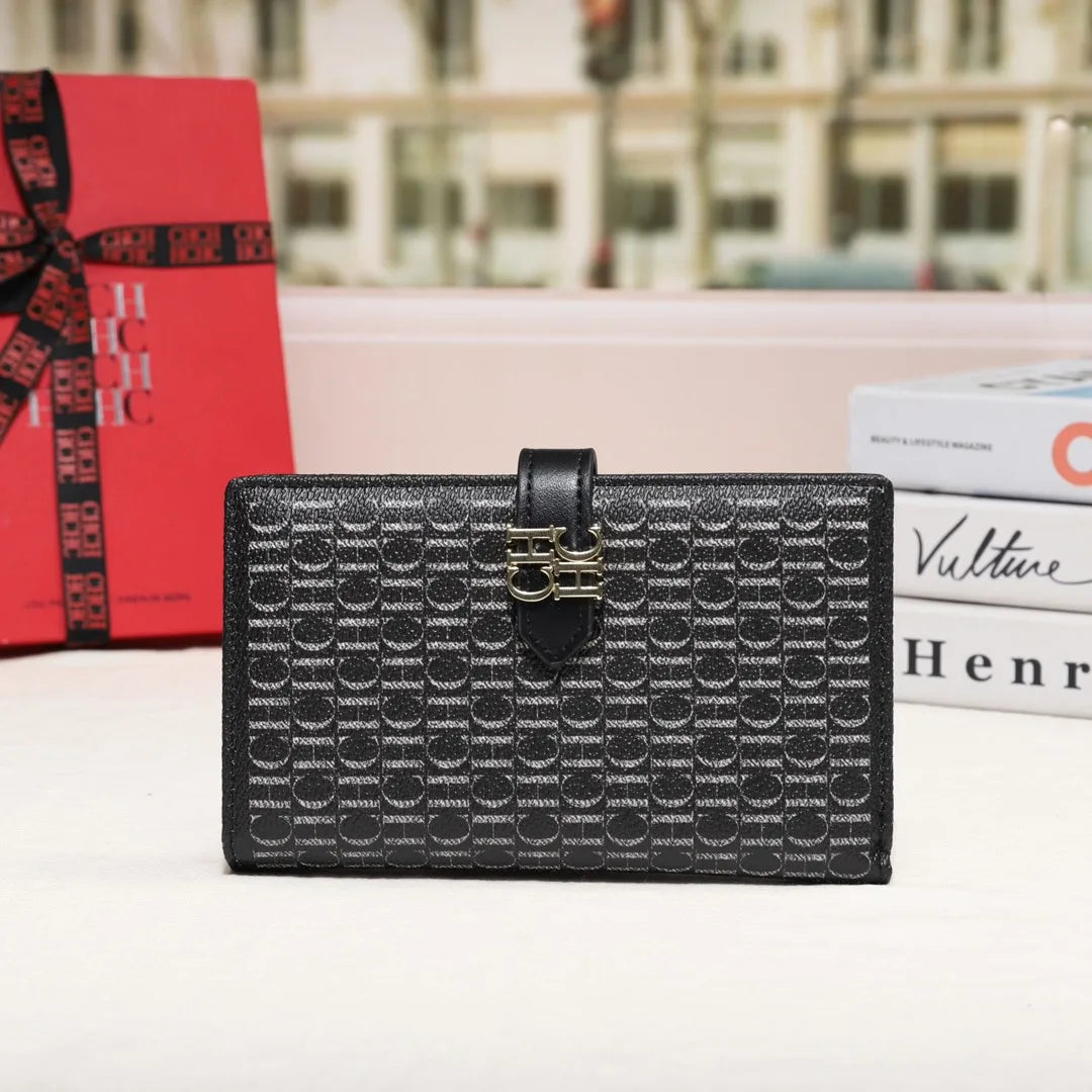 CH Luxury Brand Spring Fashion Women's Organizer Wallet Coin Purse Long Large Capacity Card Holder Coin Purse 2024 High Quality