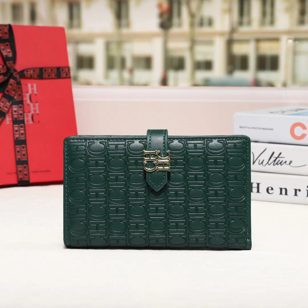 CH Luxury Brand Spring Fashion Women's Organizer Wallet Coin Purse Long Large Capacity Card Holder Coin Purse 2024 High Quality