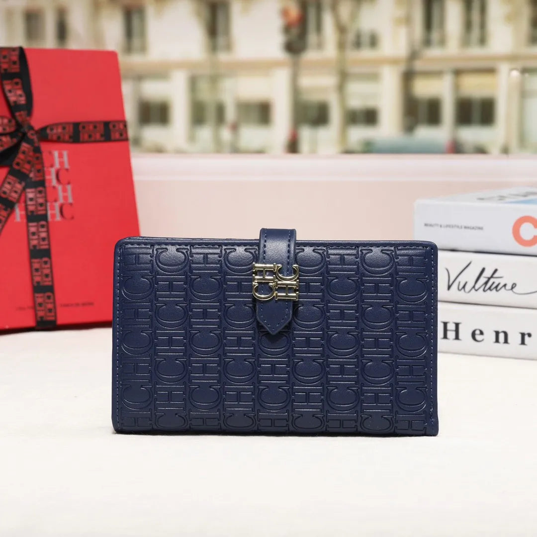 CH Luxury Brand Spring Fashion Women's Organizer Wallet Coin Purse Long Large Capacity Card Holder Coin Purse 2024 High Quality
