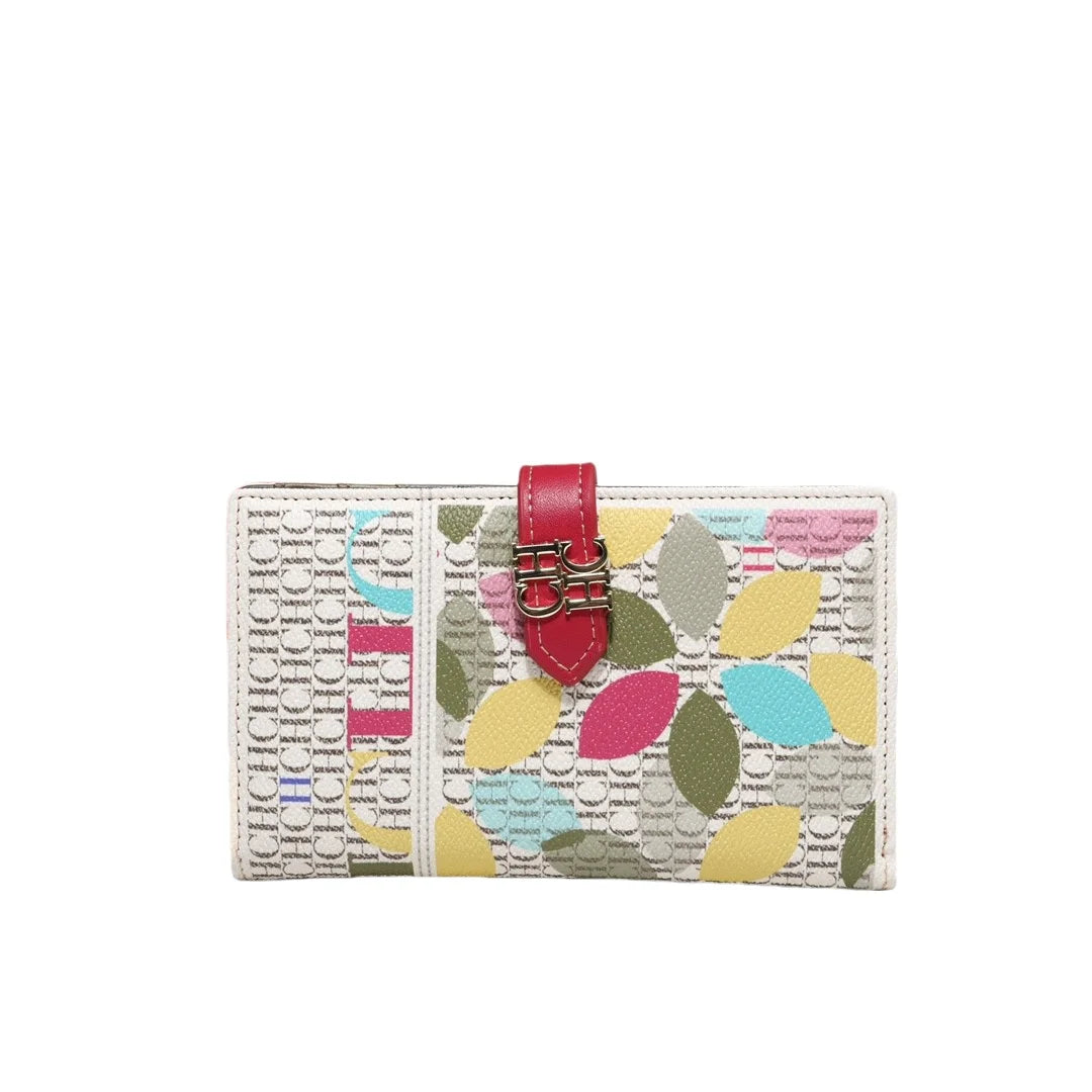 CH Luxury Brand Spring Fashion Women's Organizer Wallet Coin Purse Long Large Capacity Card Holder Coin Purse 2024 High Quality