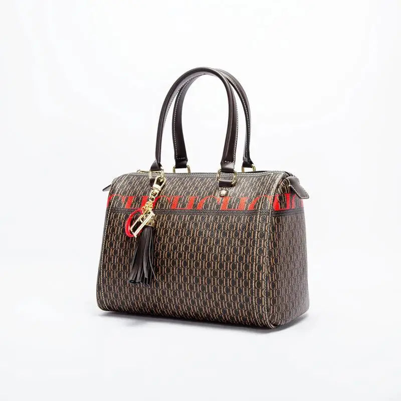 CH Ladies Bucket Bag Luxury Brand Designer New Ladies Large Capacity Exquisite Floral Pattern Travel Banquet High Grade Handbag