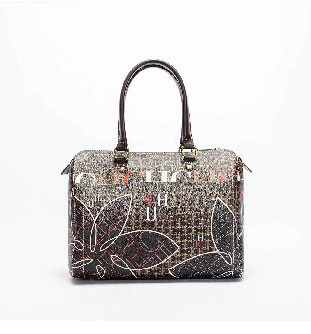 CH Ladies Bucket Bag Luxury Brand Designer New Ladies Large Capacity Exquisite Floral Pattern Travel Banquet High Grade Handbag