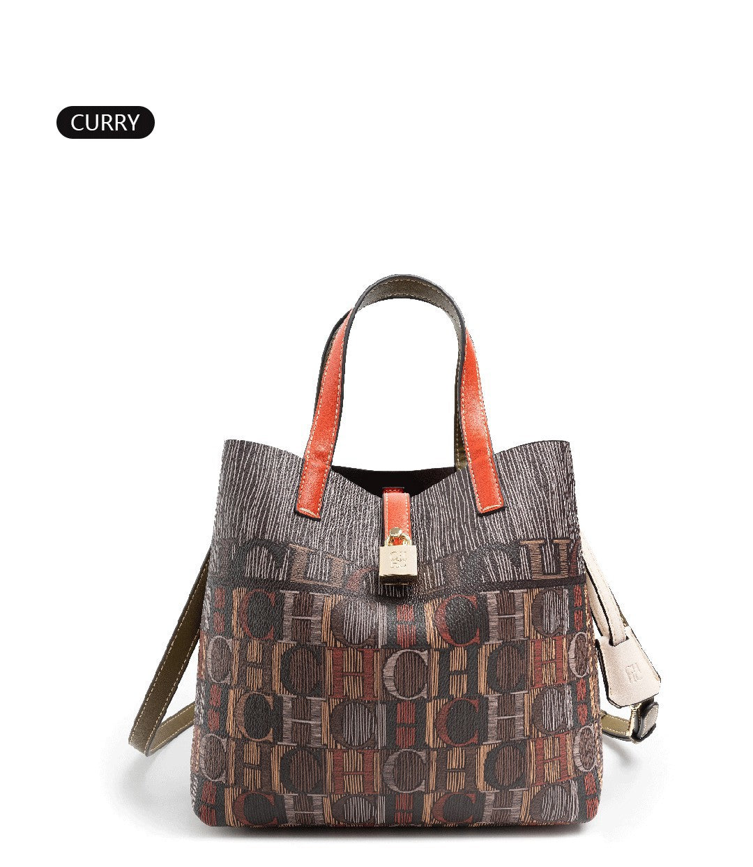 CH Classic Printing Tote Bag Large Capacity Fashion Shopping Bag Fashion Design Exquisite Floral Printing Ladies Shoulder Bag