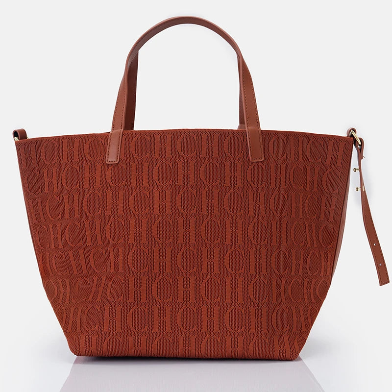 CH Tote Bag Fly Woven Bag Fashion Designer Solid Color Large Capacity Multifunctional 2025 New Women's Tote