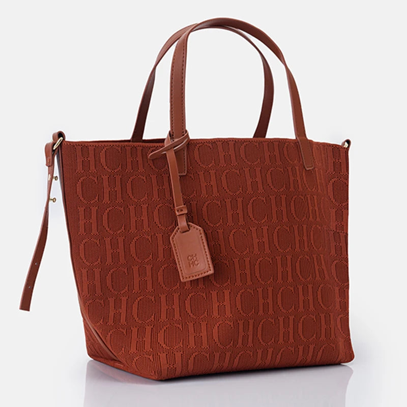 CH Tote Bag Fly Woven Bag Fashion Designer Solid Color Large Capacity Multifunctional 2025 New Women's Tote