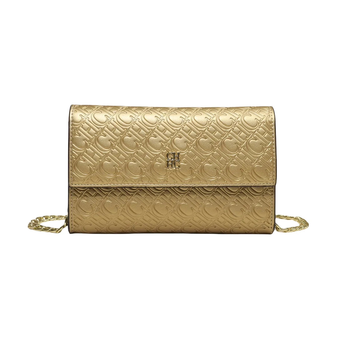 CH Exquisite Craftsmanship Women's Crossbody Bag Light Luxury Design Chain Bag Letter Elements Color Blocked Women's Chain Bag