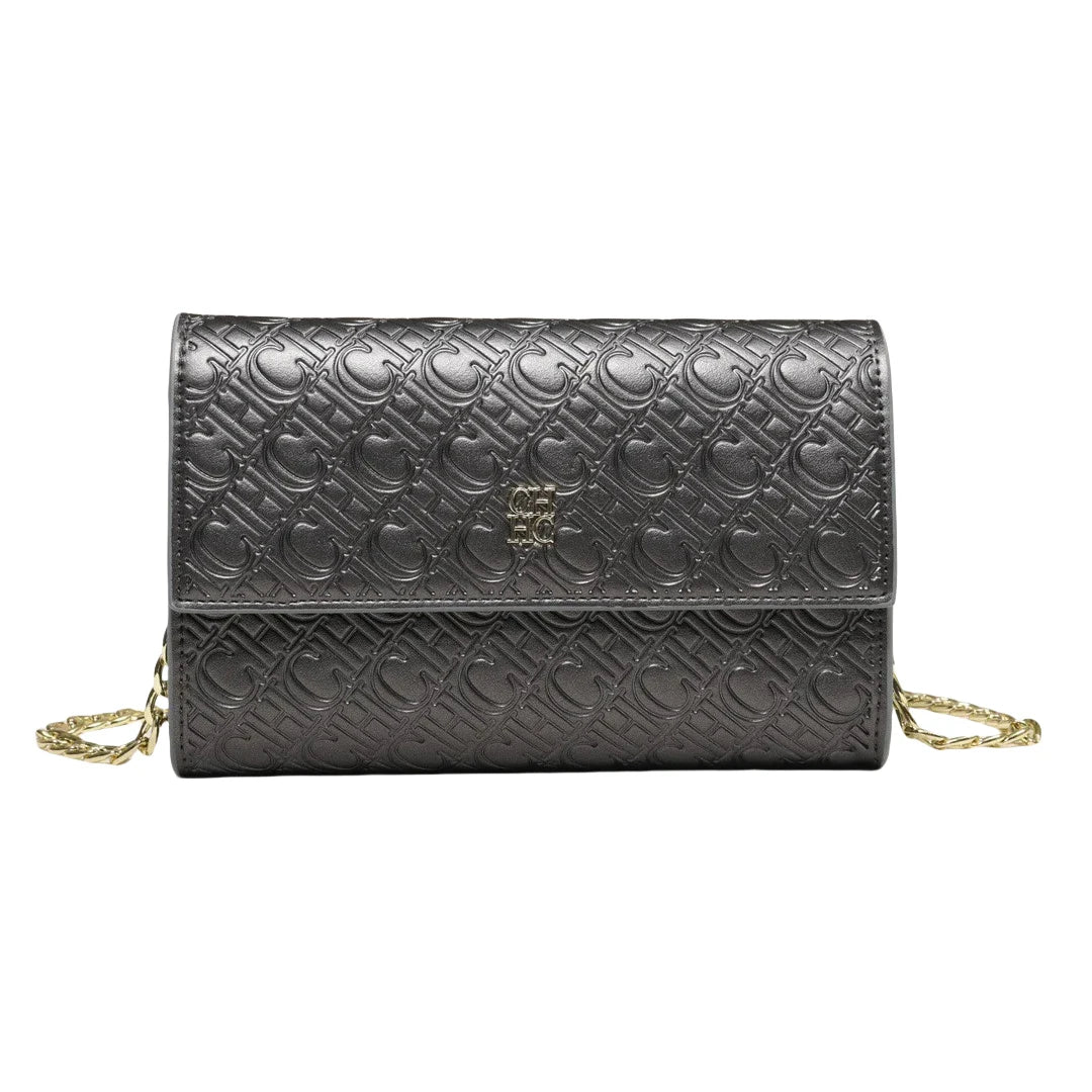 CH Exquisite Craftsmanship Women's Crossbody Bag Light Luxury Design Chain Bag Letter Elements Color Blocked Women's Chain Bag