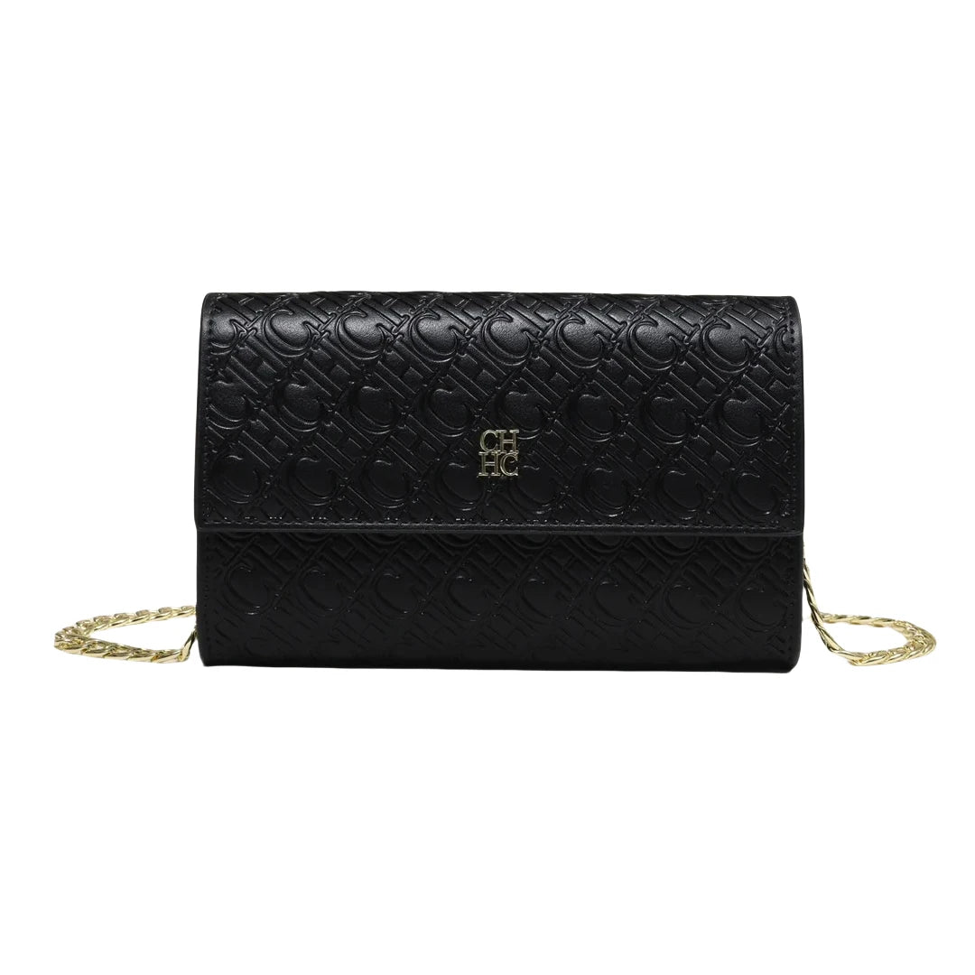CH Exquisite Craftsmanship Women's Crossbody Bag Light Luxury Design Chain Bag Letter Elements Color Blocked Women's Chain Bag