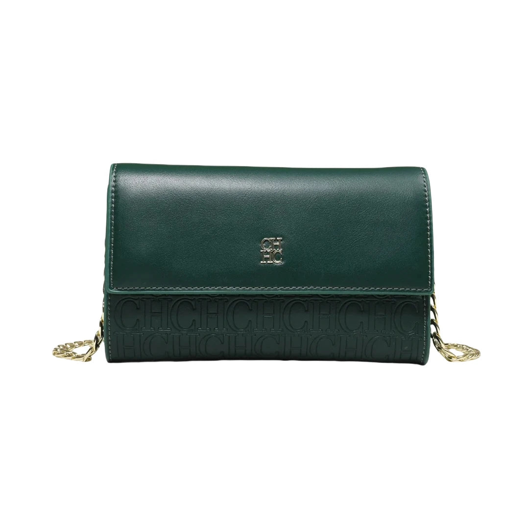 CH Exquisite Craftsmanship Women's Crossbody Bag Light Luxury Design Chain Bag Letter Elements Color Blocked Women's Chain Bag