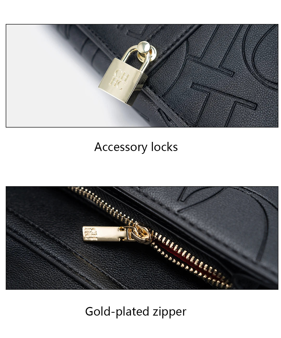 Fashion Chain Bag PU Material Solid Color Large Font Printing High Quality Lock Exquisite Design Women's 2025 Designer New Shoulder Bag