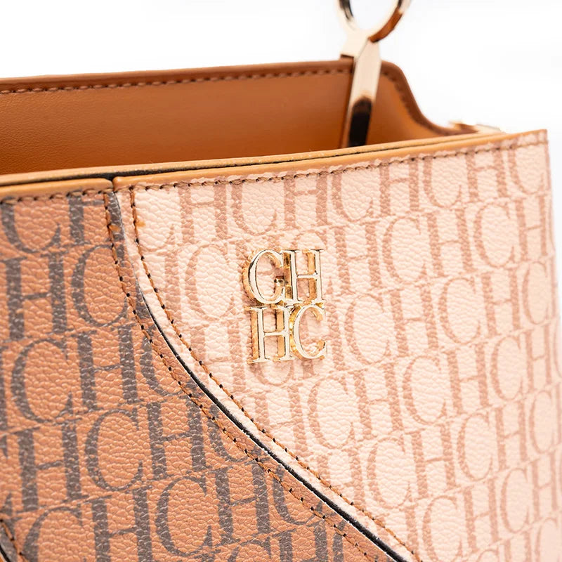 Classic Color Block Design Fashionable Women's Shoulder Bag Large Capacity Exquisite and Simple Brand Letter Multifunctional Design Handbag