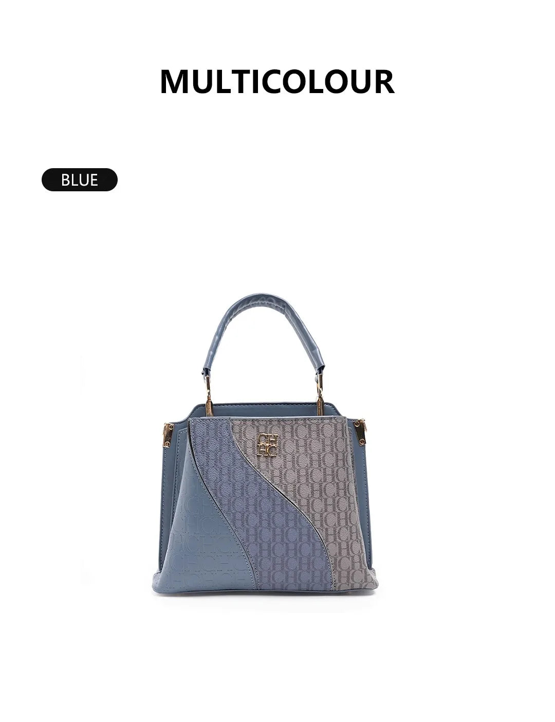 Classic Color Block Design Fashionable Women's Shoulder Bag Large Capacity Exquisite and Simple Brand Letter Multifunctional Design Handbag