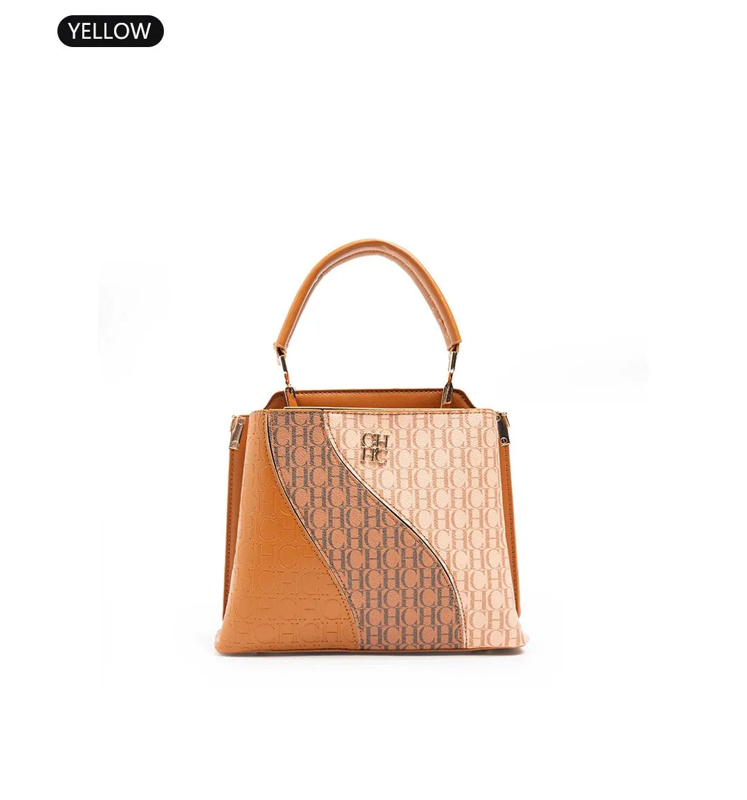 Classic Color Block Design Fashionable Women's Shoulder Bag Large Capacity Exquisite and Simple Brand Letter Multifunctional Design Handbag