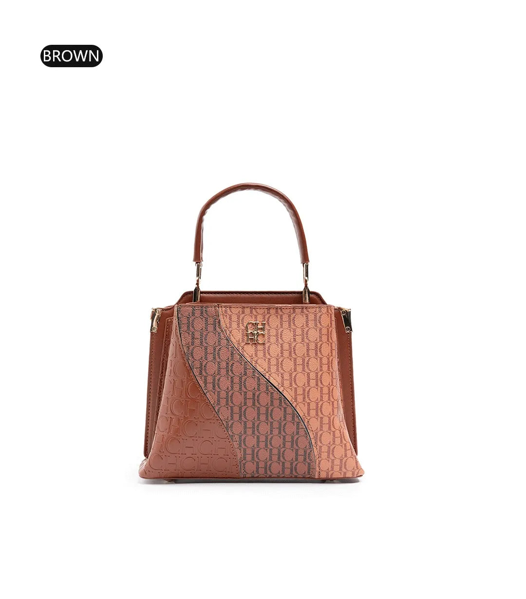 Classic Color Block Design Fashionable Women's Shoulder Bag Large Capacity Exquisite and Simple Brand Letter Multifunctional Design Handbag
