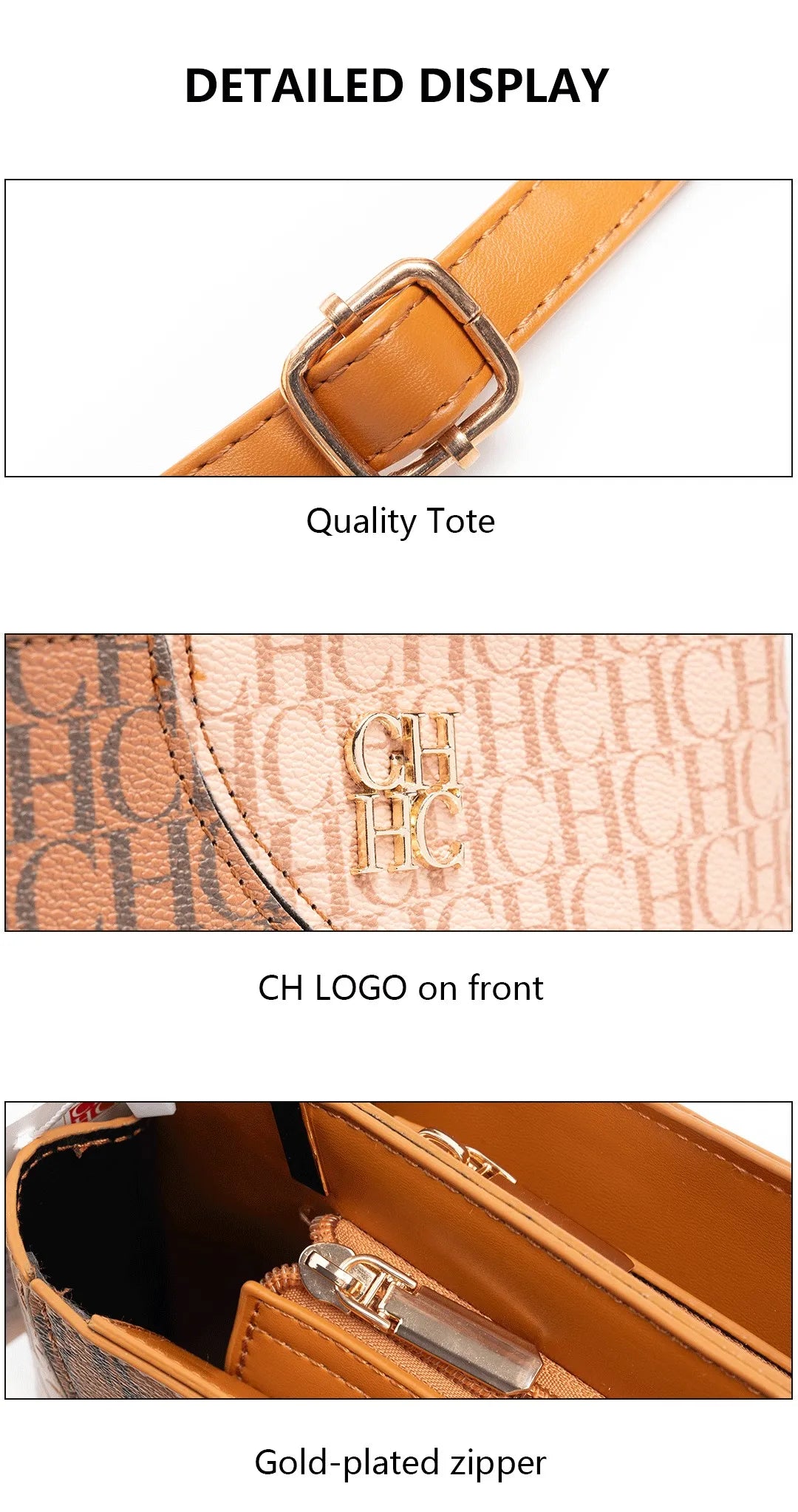 Classic Color Block Design Fashionable Women's Shoulder Bag Large Capacity Exquisite and Simple Brand Letter Multifunctional Design Handbag