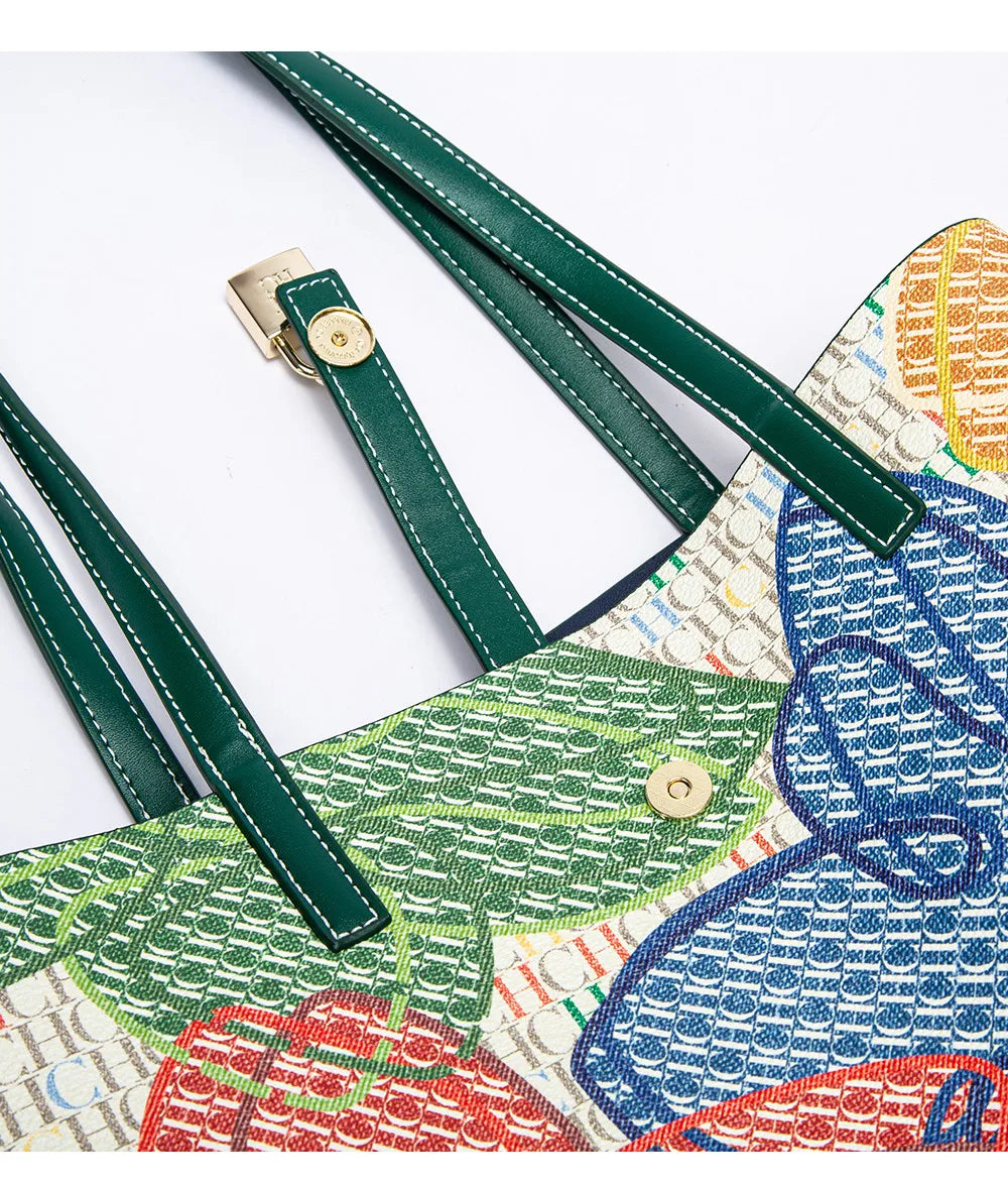 Exquisite Commuter Bag Campus Retro Cross Border Fashion Design Model Metal Accessories Buckle Women's Shoulder Bag Luxury Brand