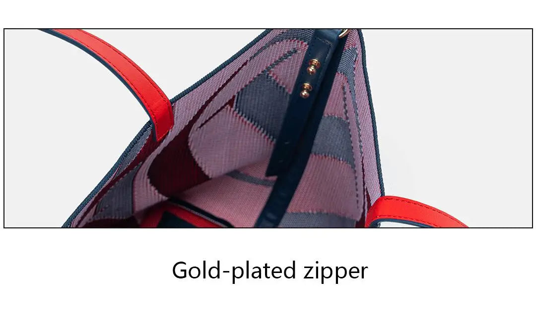Exquisite Casual Letter Colored Large Capacity Women's Shoulder Bag Elegant and Fashionable Brand Handbag Shopping Handbag