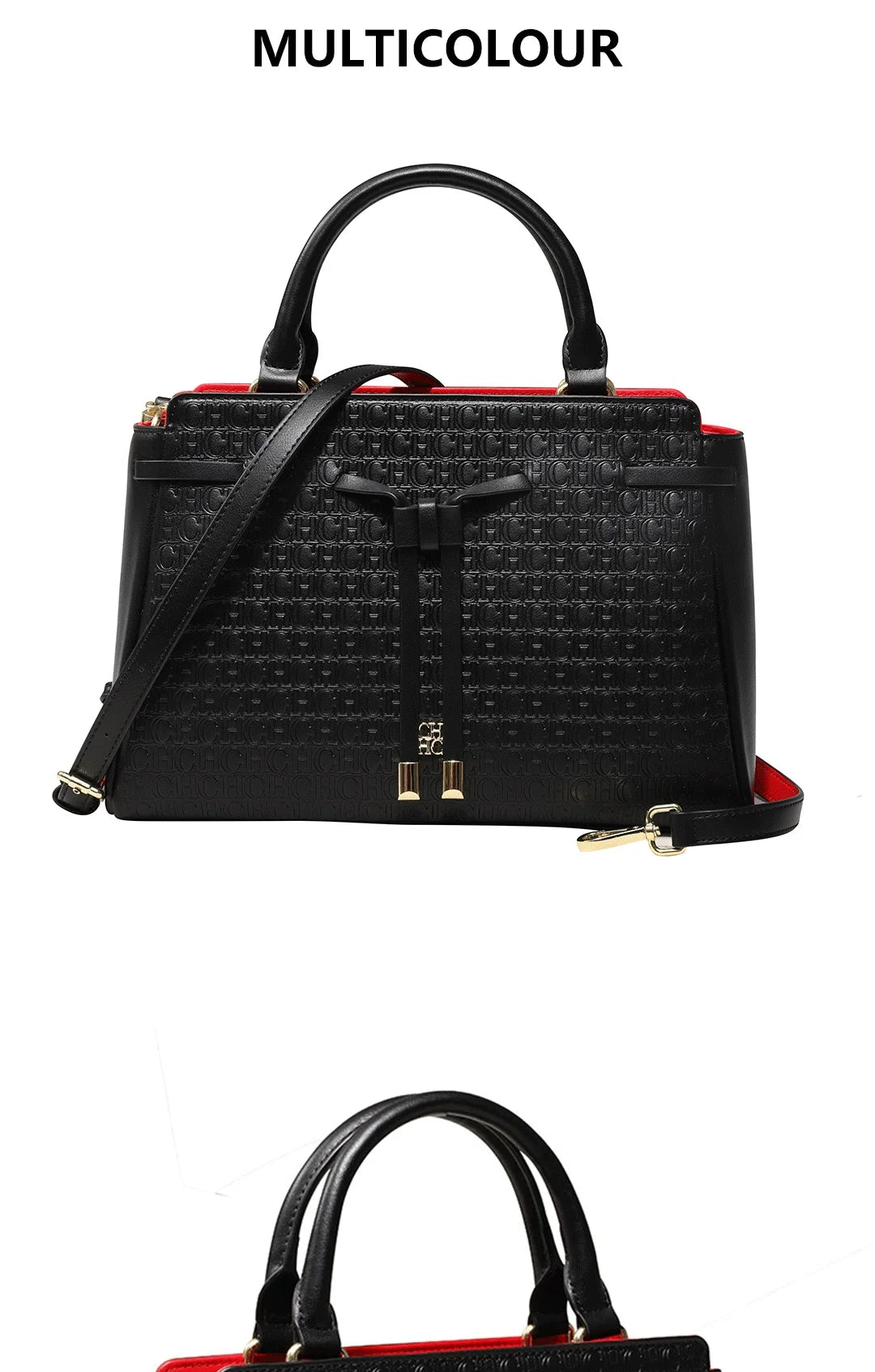 CH Fashion Minimalist Women's Elegant Handbag Exquisite Letter Print Light Luxury Brand Tote Bag