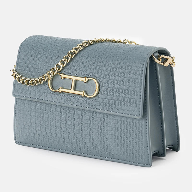 CH Ladies Light Luxury Popular Classic Models Large Capacity Brand Logo Buckle Crossbody Bag Fashion Elegant Niche Shoulder Bag