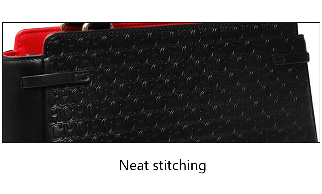 CH Fashion Minimalist Women's Elegant Handbag Exquisite Letter Print Light Luxury Brand Tote Bag