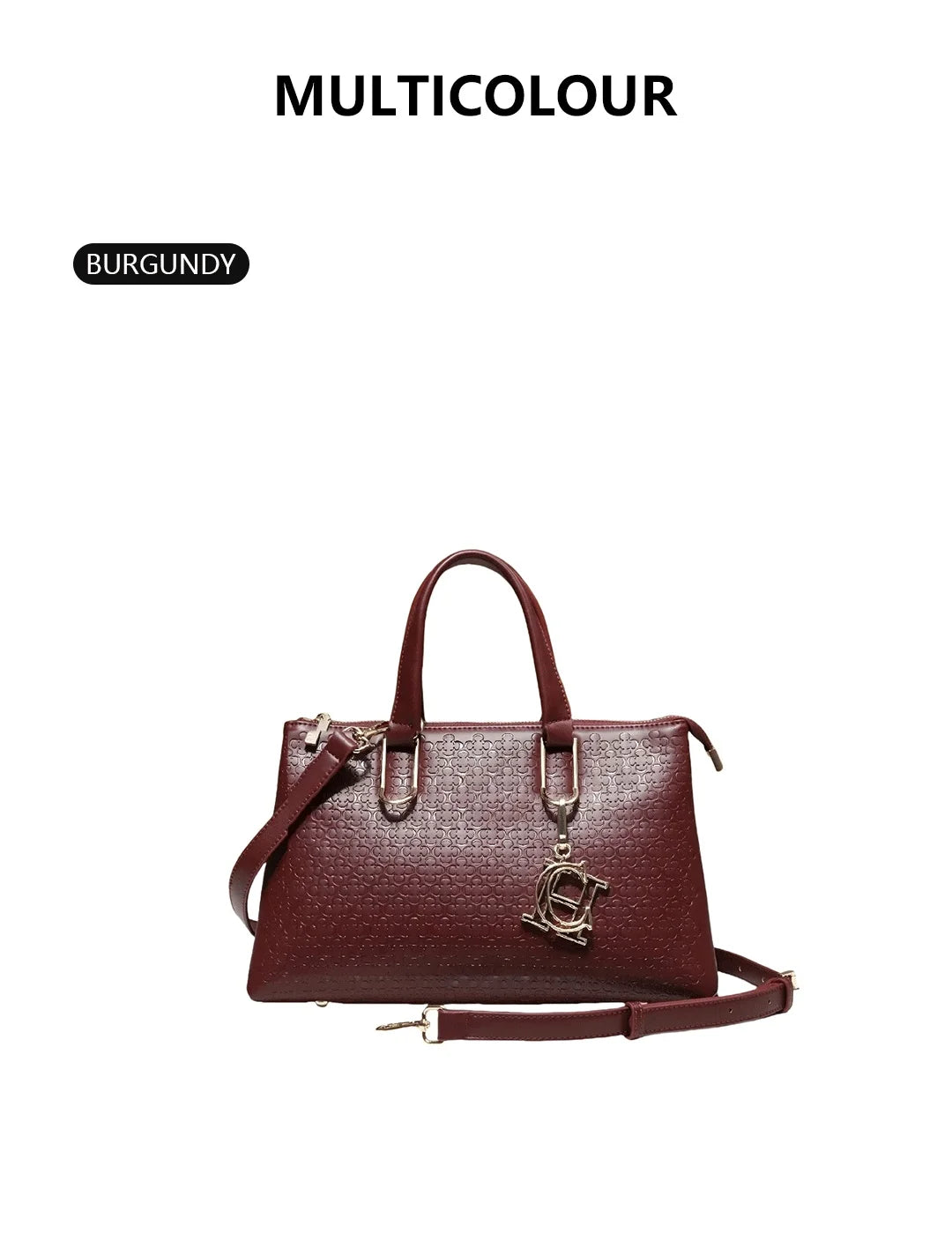 Exquisite High-quality Women's Handbag Fashionable Solid Color Simple Daily Commuting Style Letter Printed Design Shoulder Bag