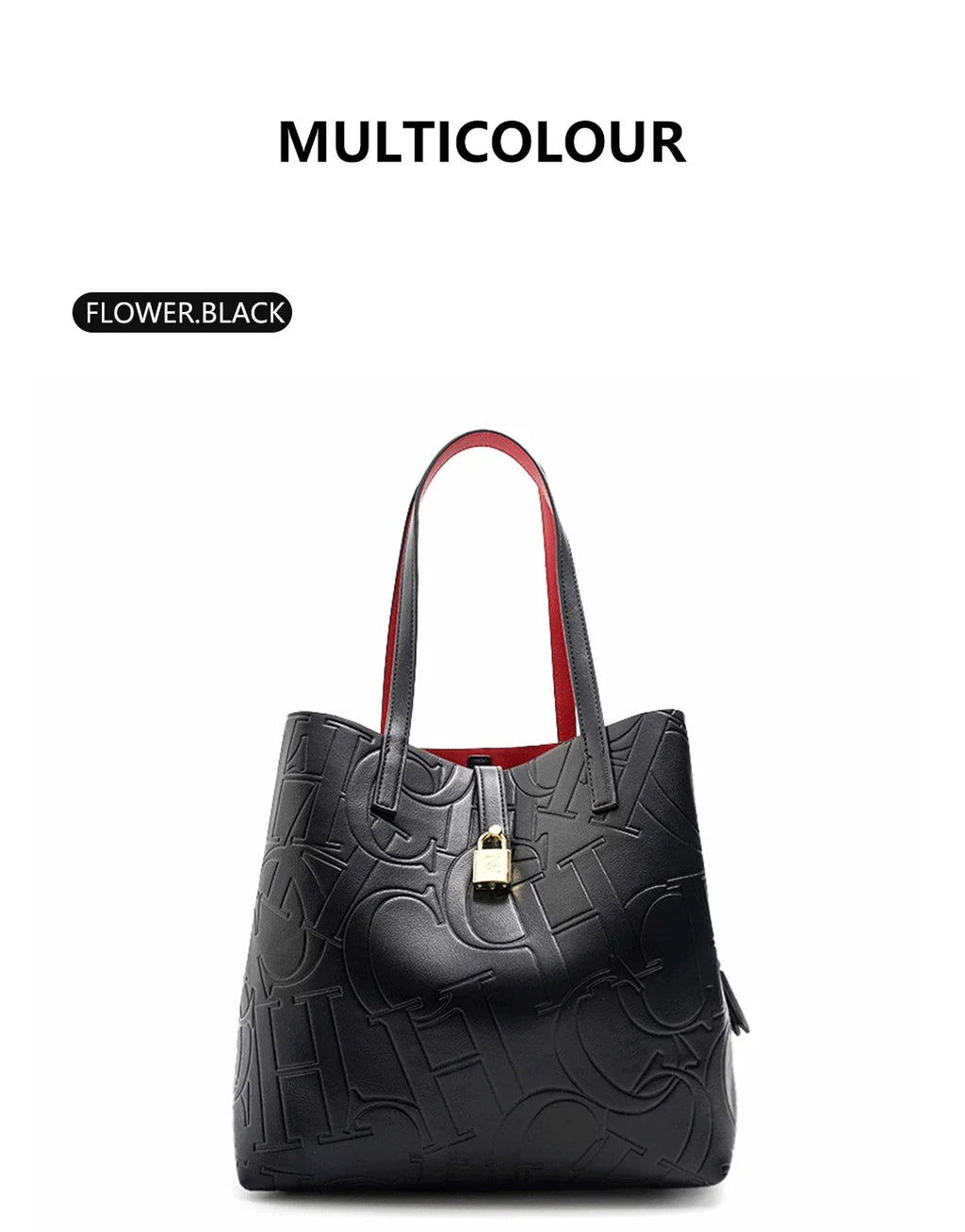 Multifunctional Fashion Crossbody Bag Large Capacity Minimalist Style Women's Tote Bag Monogram Print Design Carrying Case