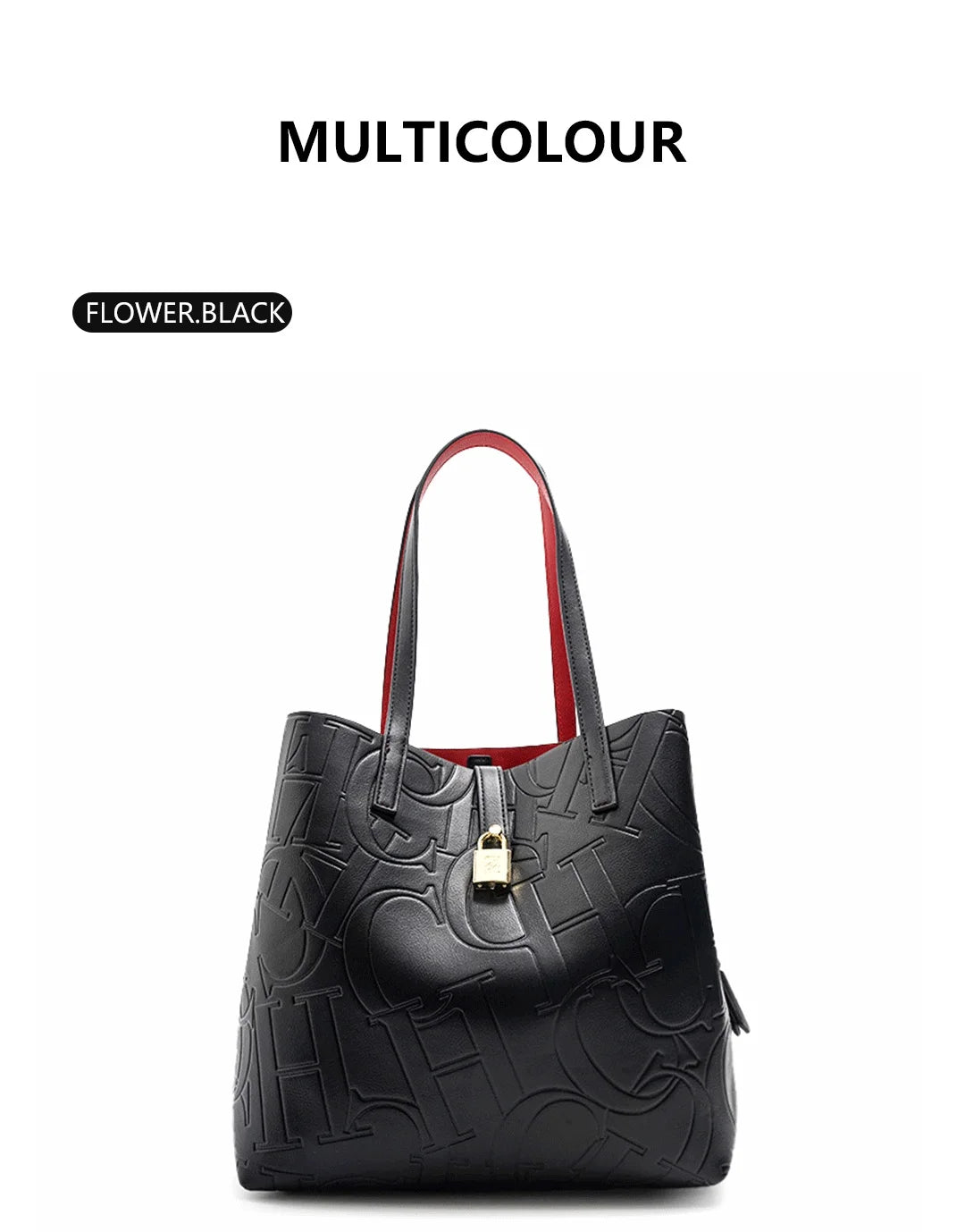 Multifunctional Fashion Crossbody Bag Large Capacity Minimalist Style Women's Tote Bag Monogram Print Design Carrying Case