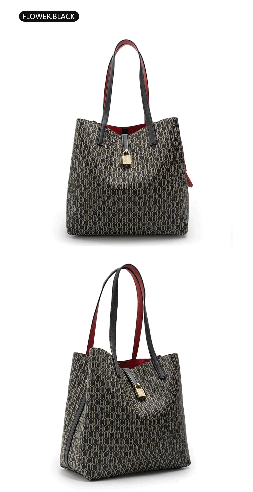 Multifunctional Fashion Crossbody Bag Large Capacity Minimalist Style Women's Tote Bag Monogram Print Design Carrying Case
