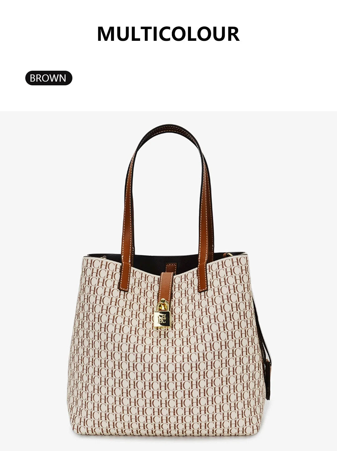 Women's Shoulder Bag Exquisite Simple Large Capacity Casual Durable Brand Elegant Lightweight Luxury Practical Bag Solid Color
