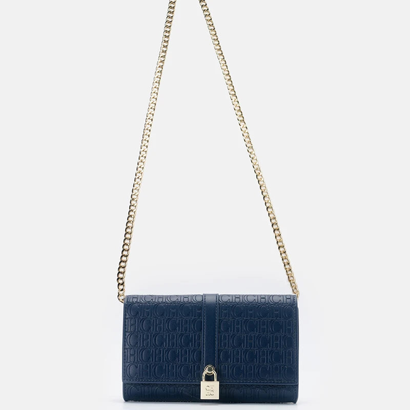 High Quality Exquisite Chain Bag Fashionable Letter Printed Women's Shoulder Bag with Lock Design High-quality PU Material Women's Shoulder Bag