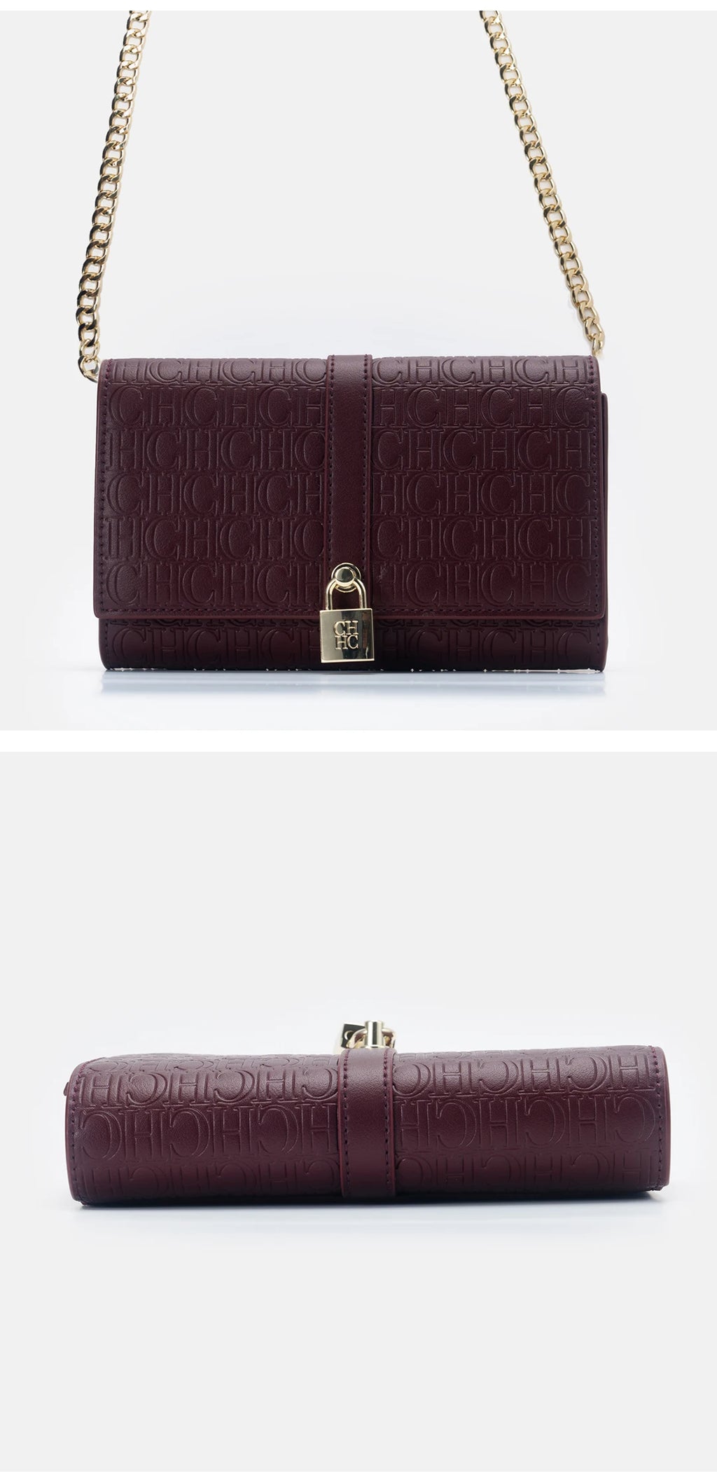 High Quality Exquisite Chain Bag Fashionable Letter Printed Women's Shoulder Bag with Lock Design High-quality PU Material Women's Shoulder Bag