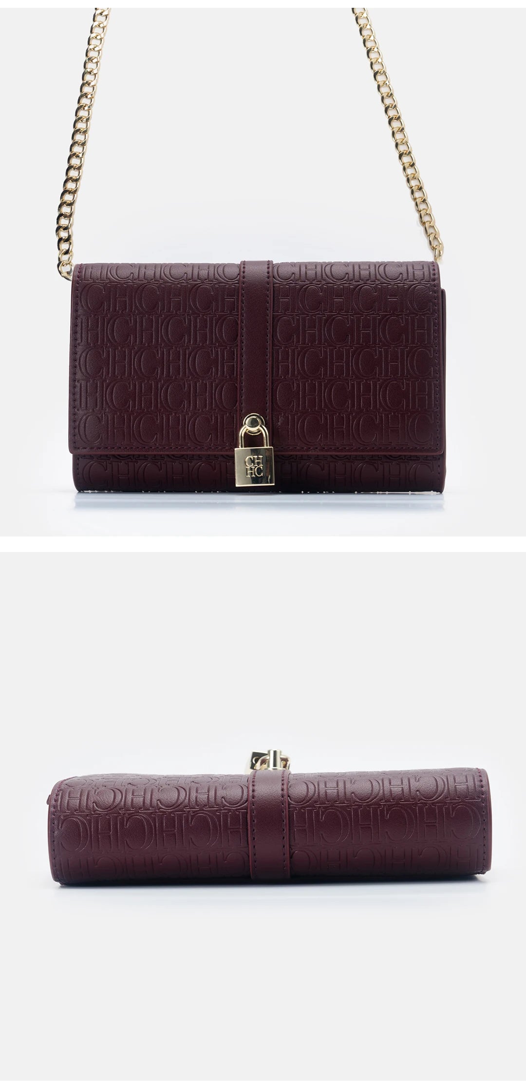 High Quality Exquisite Chain Bag Fashionable Letter Printed Women's Shoulder Bag with Lock Design High-quality PU Material Women's Shoulder Bag